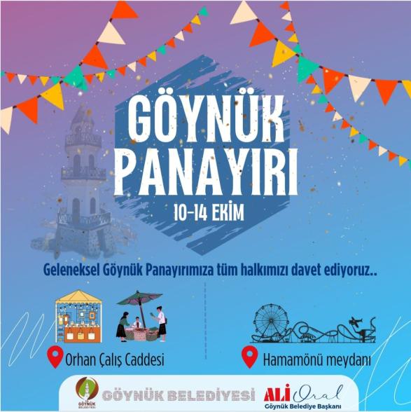 Göynük Panayırı 10-14 Ekim Tarihlerinde!