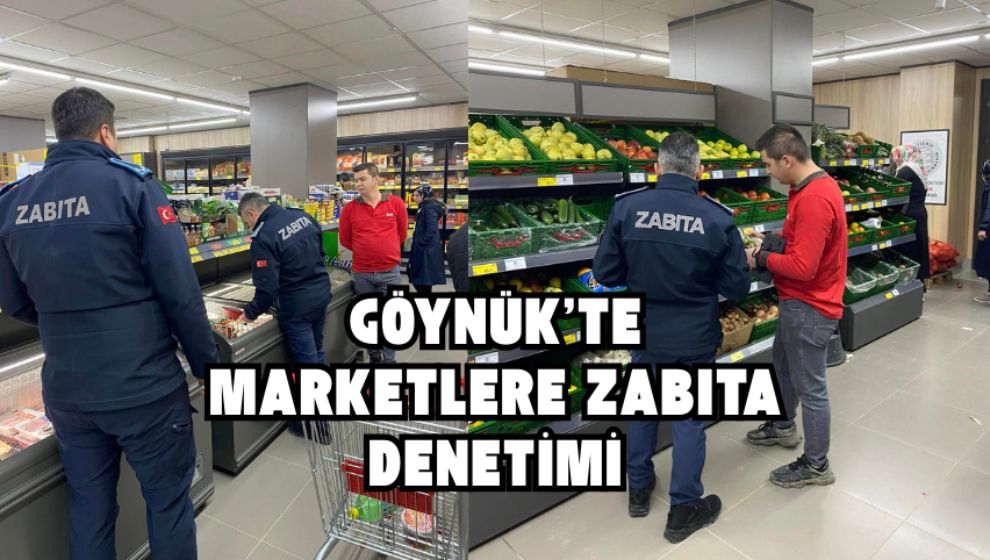 Göynük'te Marketlere Zabıta Denetimi