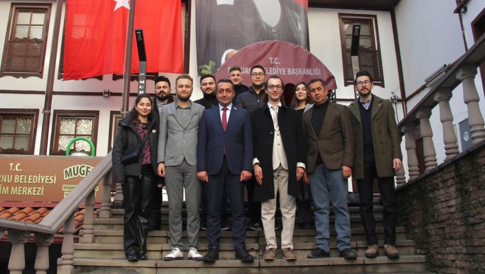 CHP Gençlik Kolları’ndan Mudurnu Belediyesi’ne Ziyaret