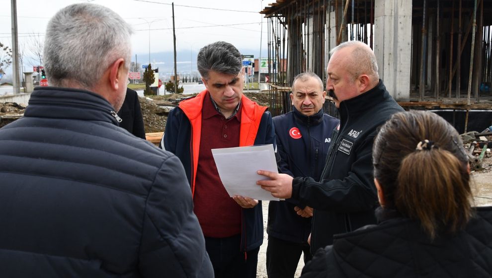 Vali Abdulaziz Aydın'dan Devam Eden Projelere Yerinde İnceleme